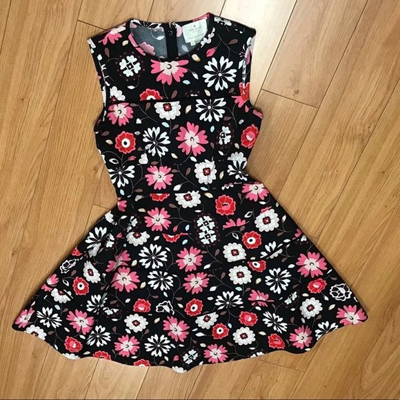 Kate Spade Casa Flora poplin swing dress - Picture 3 of 6